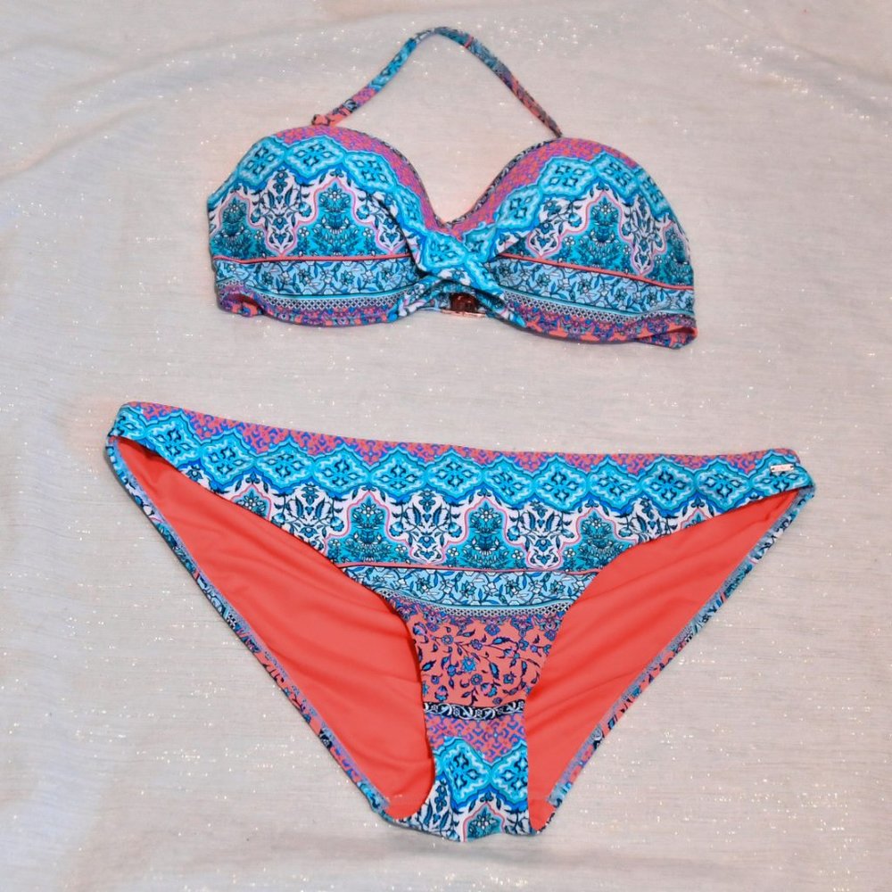 BOGO Moroccan Floral Paisley Boho Bikini